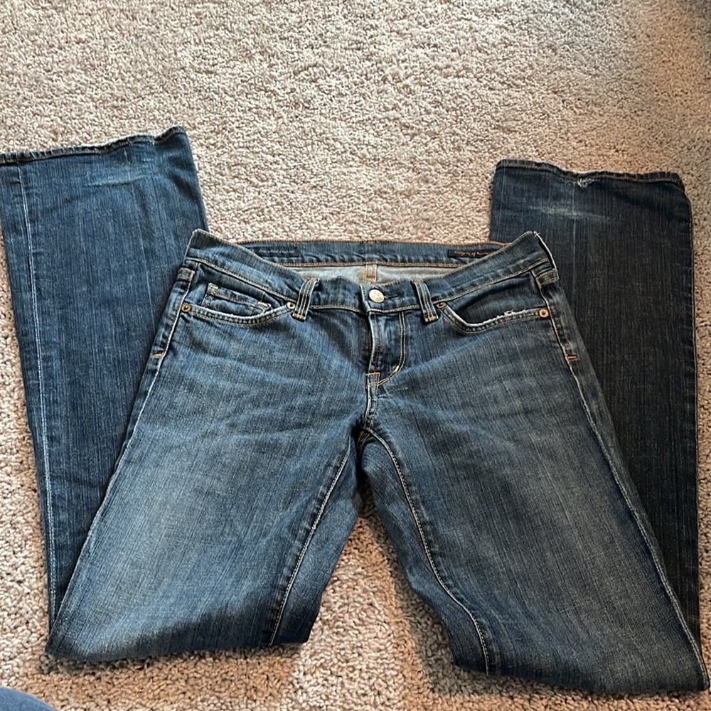 Citizens of Humanity Elle #064 stretch low waist bootcut jeans size 28